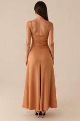 Twilight Etui Spaghettiträger Gerafftes Abendkleid